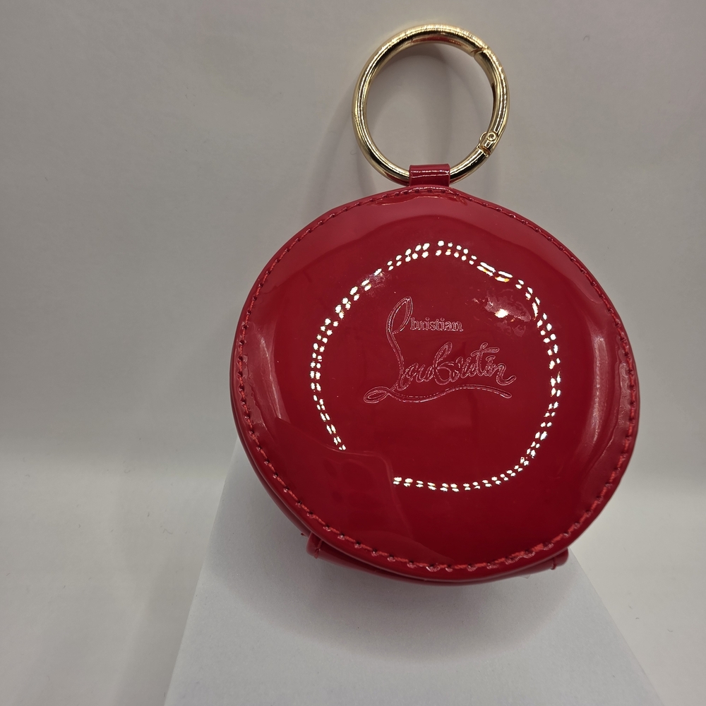 Christian Louboutin Red Patent Keychain Case